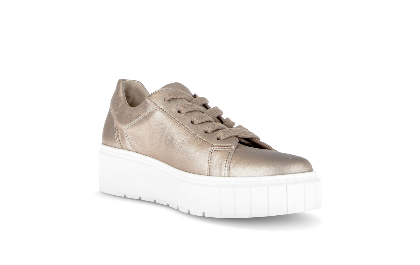 Gabor Comfort 86.415.82 Puder Gold H Fit Trainers with Zip