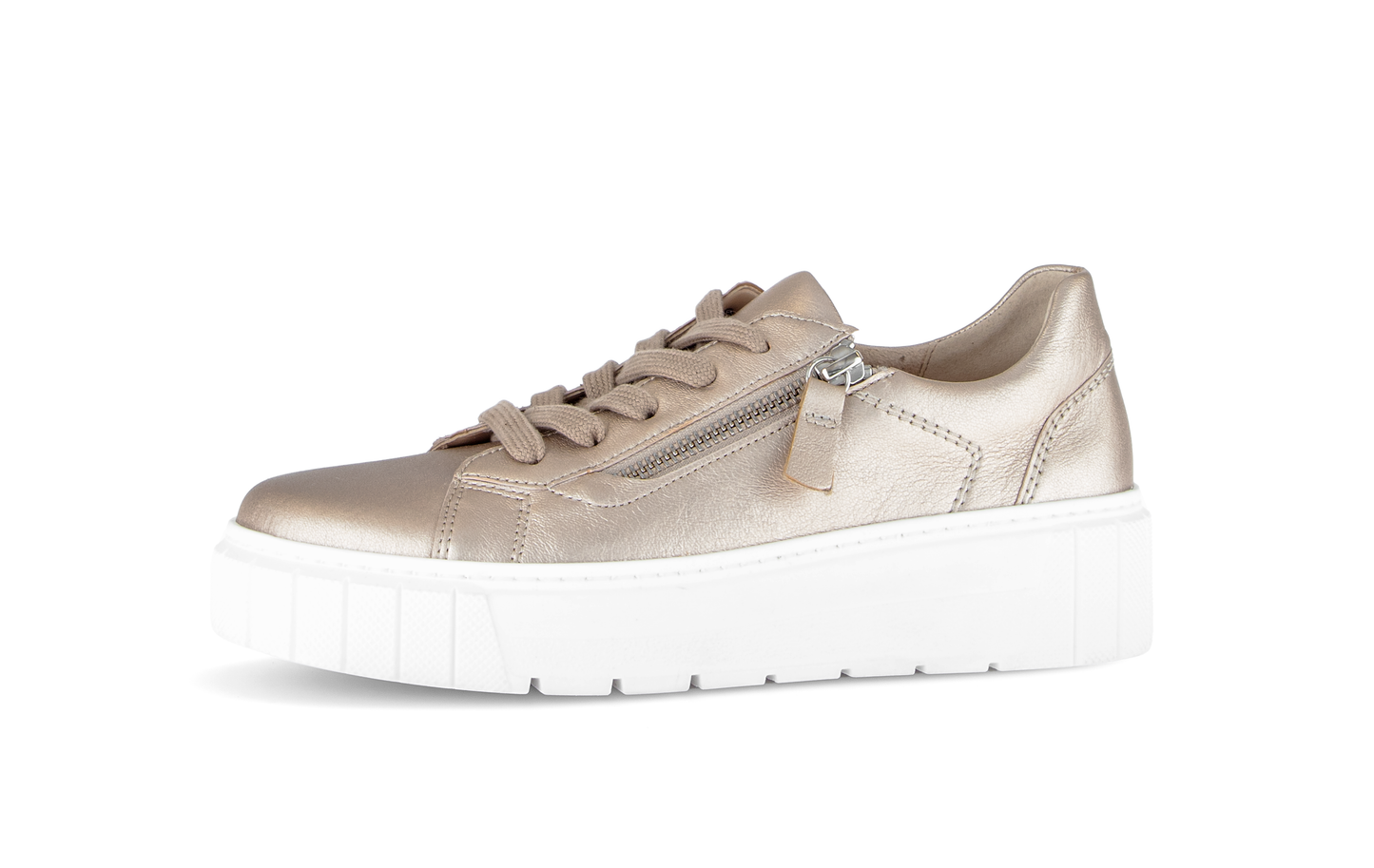 Gabor Comfort 86.415.82 Puder Gold H Fit Trainers with Zip