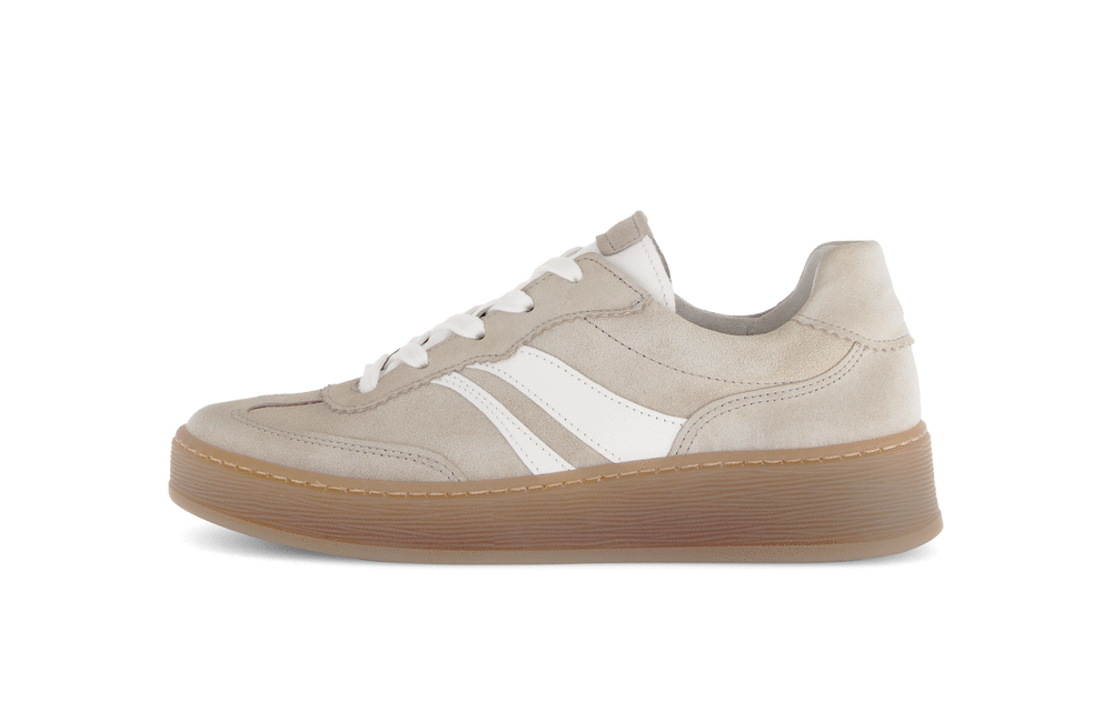 Gabor Comfort 86.475.33 Beige & White Combi G Fit Trainers