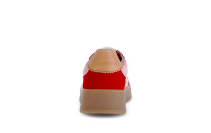 Gabor Comfort 86.475.48 Soft Pink & Red Combi G Fit Trainers
