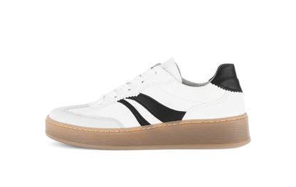 Gabor Comfort 86.475.51 White & Black Combi G Fit Trainers