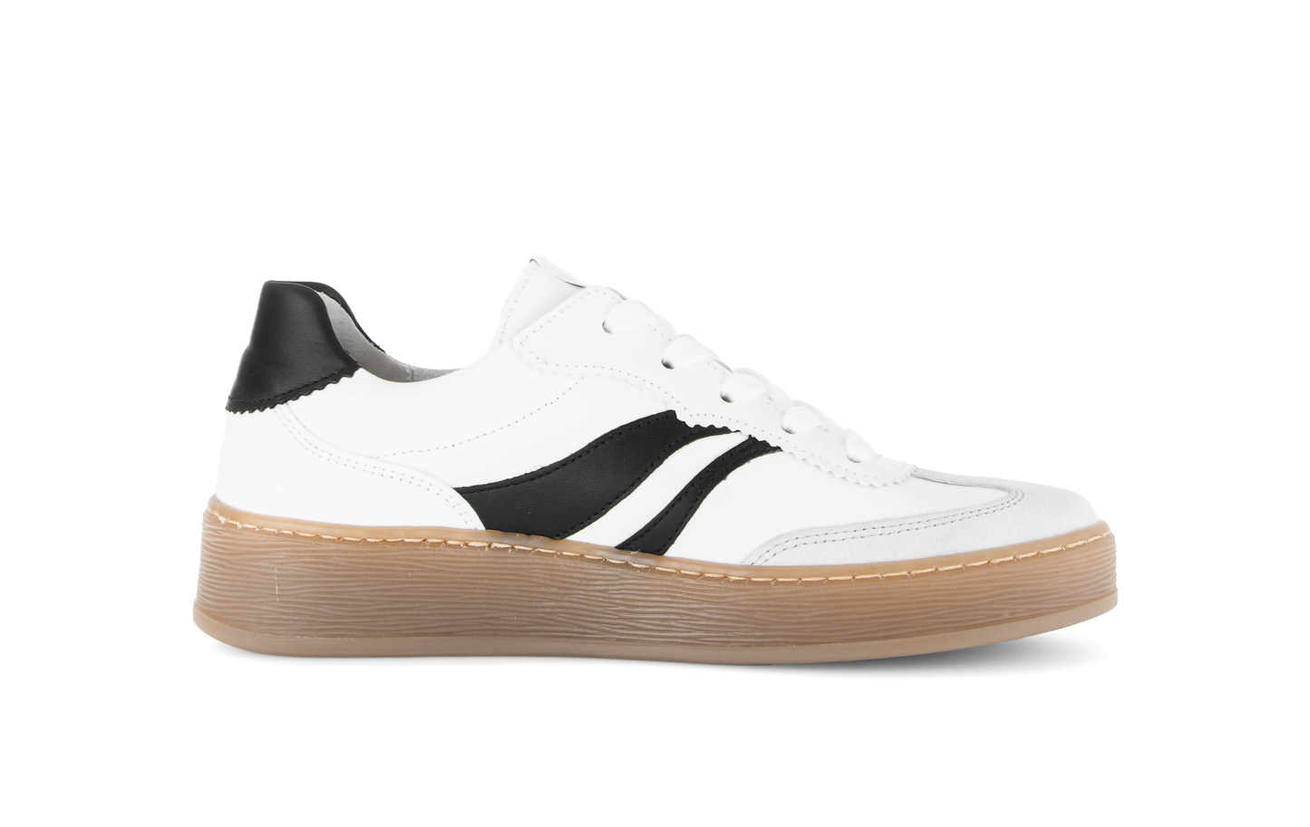 Gabor Comfort 86.475.51 White & Black Combi G Fit Trainers
