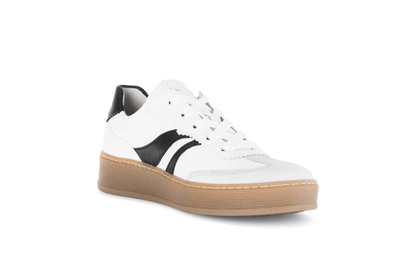 Gabor Comfort 86.475.51 White & Black Combi G Fit Trainers
