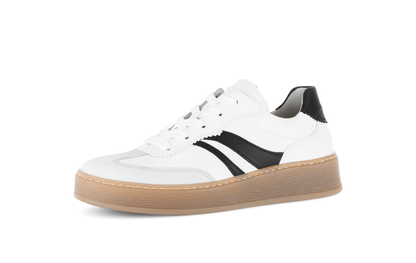 Gabor Comfort 86.475.51 White & Black Combi G Fit Trainers