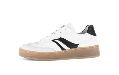 Gabor Comfort 86.475.51 White & Black Combi G Fit Trainers