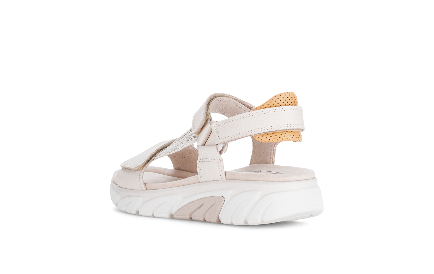 Gabor Rollingsoft 86.833.54 Cream & Beige Slingback Sandals