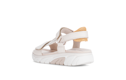 Gabor Rollingsoft 86.833.54 Cream & Beige Slingback Sandals