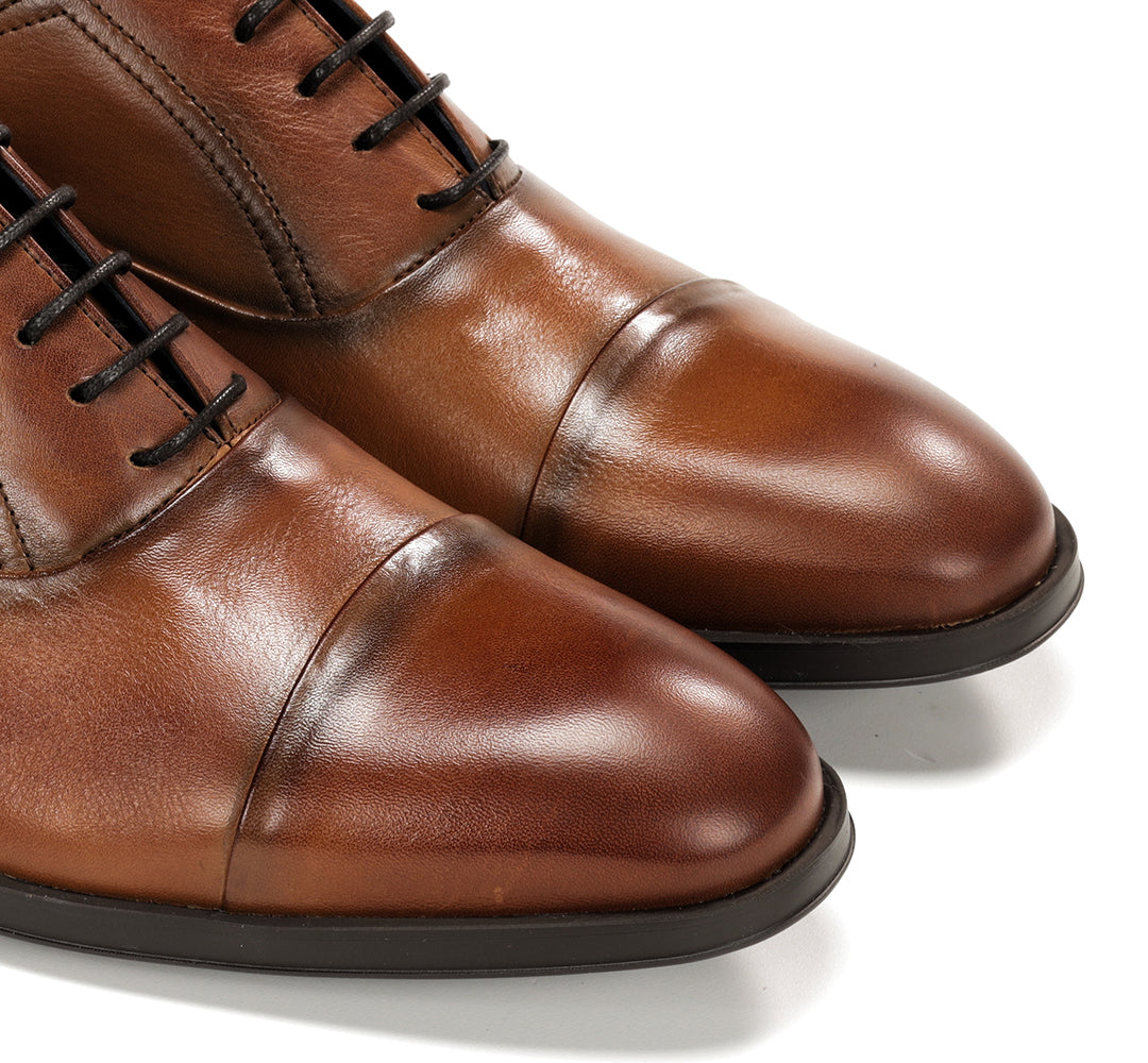 Fluchos F1837 Habana Cuero Tan Lace Shoes