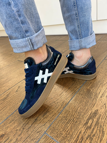 Another Trend A0348527 Baby Silk+Terciopelo Navy Blue Trainers