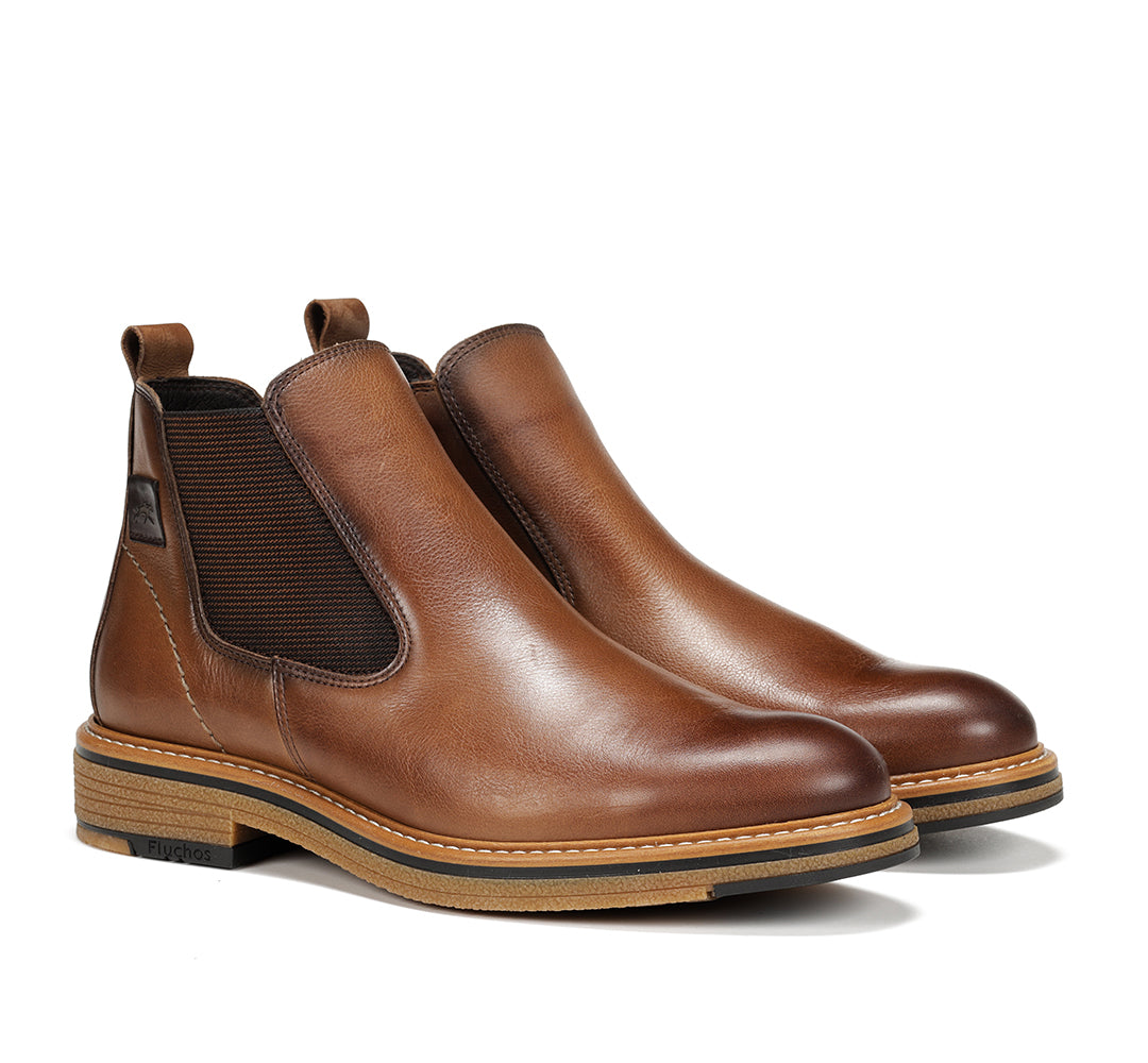 Fluchos F1817 Tan Chelsea Boots