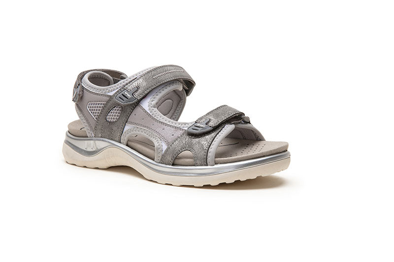 G Comfort 9051-1 GK Grey Combi Velcro Trekking Sandals
