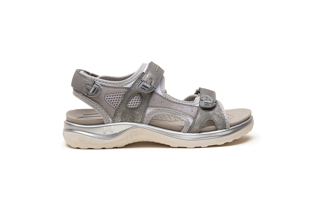 G Comfort 9051-1 GK Grey Combi Velcro Trekking Sandals