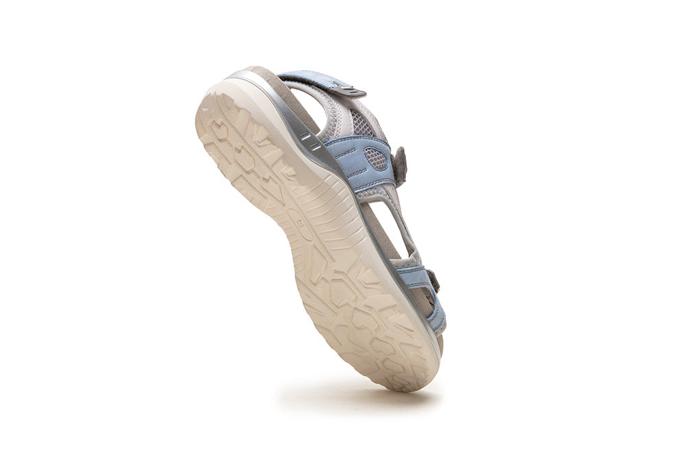 G Comfort 9051-1 Blue & White Velcro Trekking Sandals