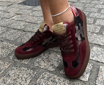 Another Trend A0328357 Baby Silk+Vintage Metal Red Trainers