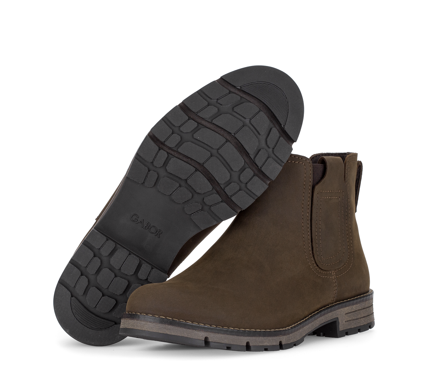 Gabor 9112.10.01 Crazy Horse Mocca Brown Boots