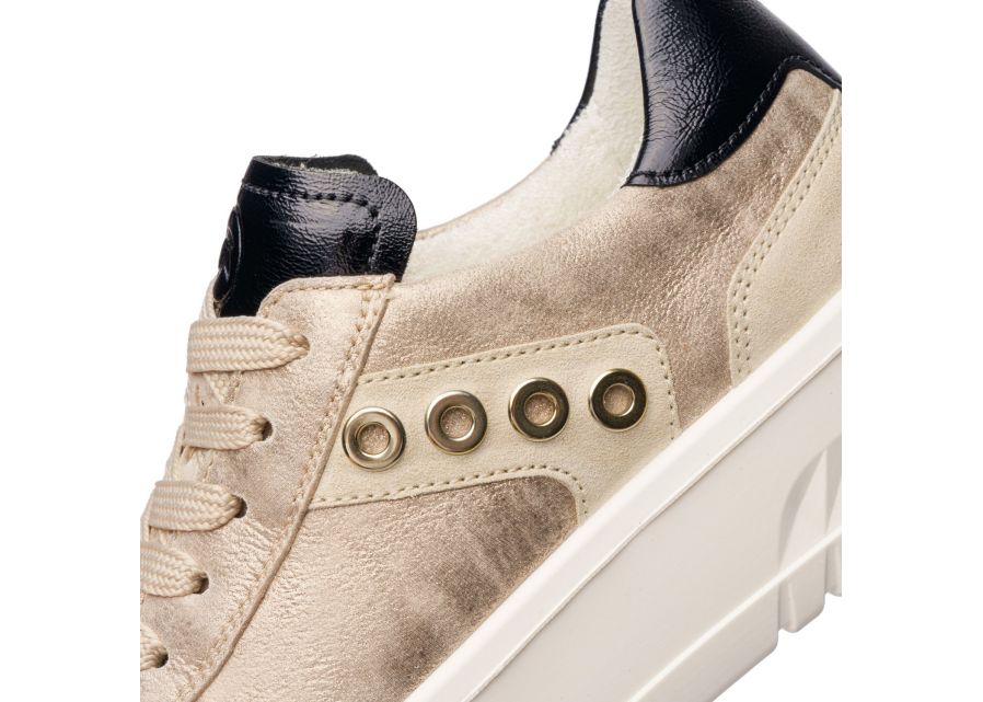 Ara 12-46709 05 Monaco 2.0 H Fit Beige Metallic & Black Sneakers