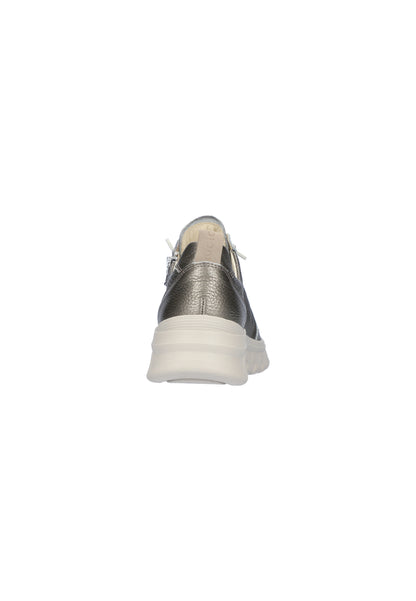 Waldlaufer 913002 163 060 H Fit Biggi Roxy Beige Lace & Zip Sneakers