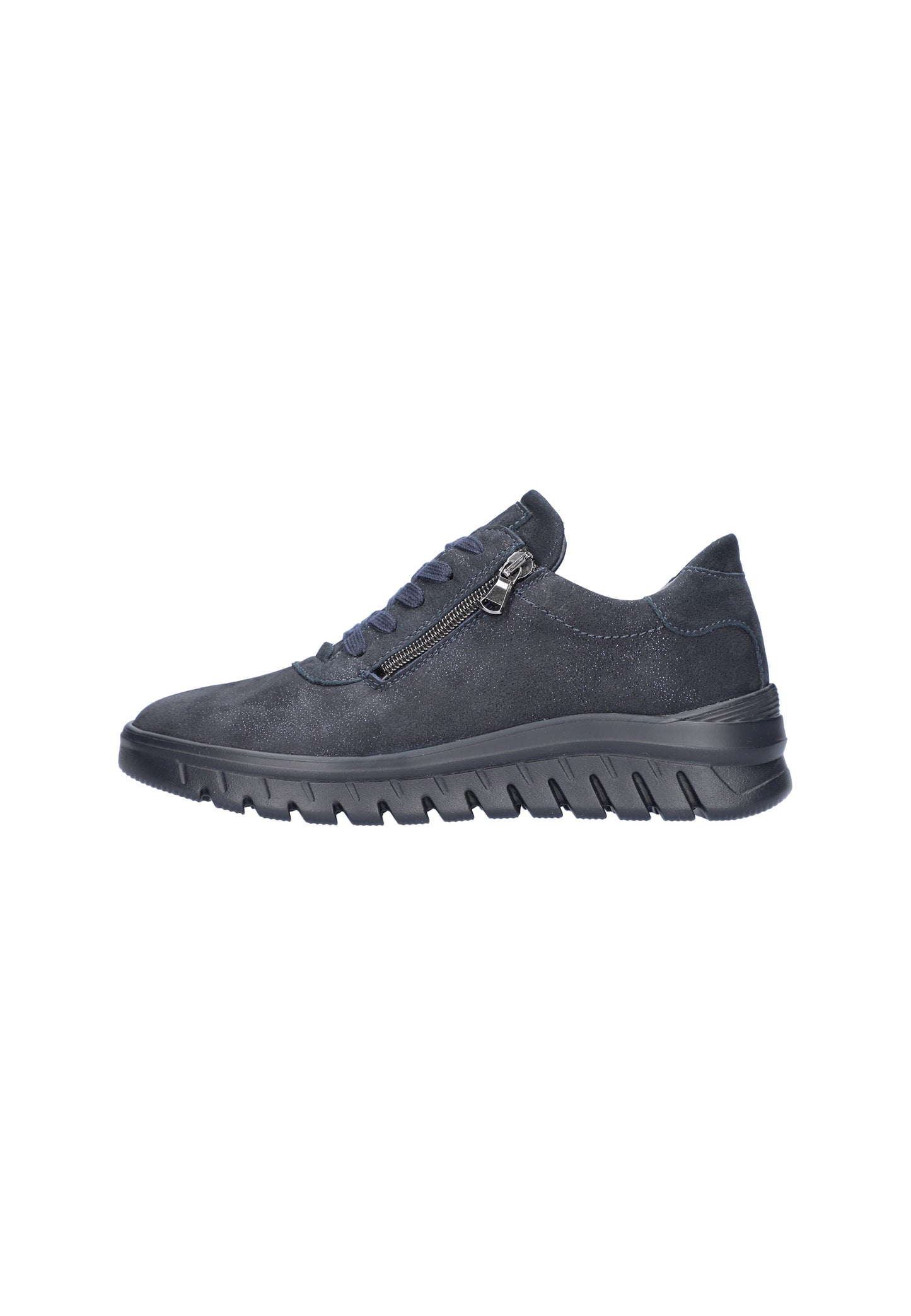 Waldlaufer 913008 202 194 H Fit Biggi Navy Lace & Zip Sneakers