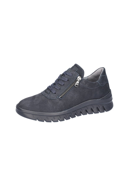Waldlaufer 913008 202 194 H Fit Biggi Navy Lace & Zip Sneakers