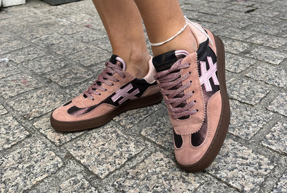 Another Trend A03280C4 Ante+Metal Pale Pink Shimmer Trainers
