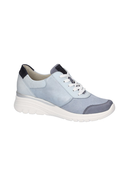 Waldlaufer 927H02 705 524 H Carla H Fit Jeans Blue Combi Sneaker with Zip