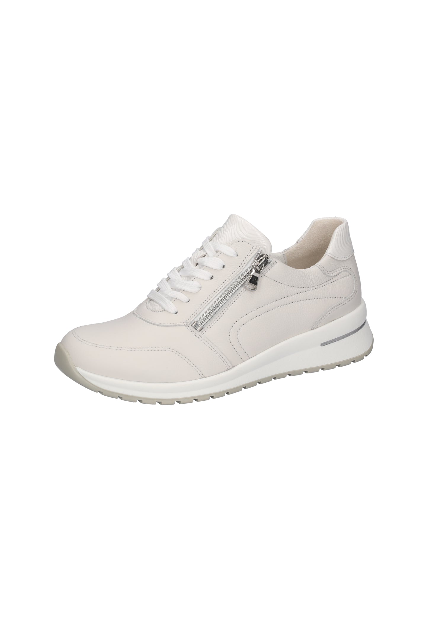 Waldlaufer 928002 200 297 H Inessa H Fit Off White Sneakers with Zip