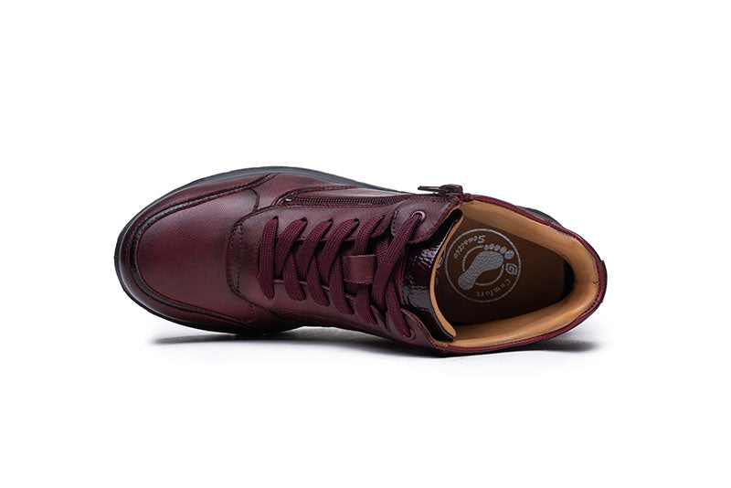 G Comfort 929 19 R Red Wine Medoc Yak Lace Ankle Boots The Shoe Parlour g-comfort-929-19-r-red-wine-medoc-yak-lace-ankle-boots-the-shoe-parlour