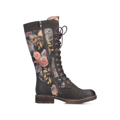 Rieker TEX 94731-91 Multi Flower Long Boots