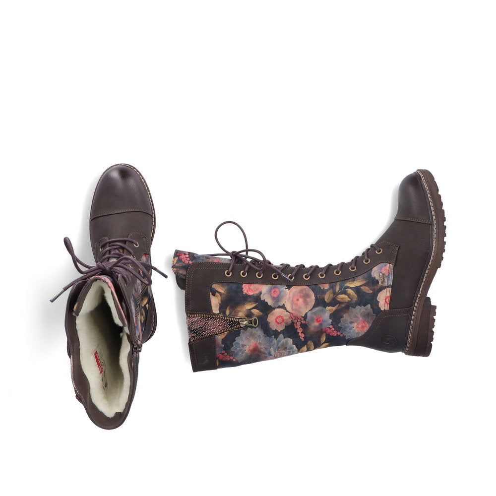 Rieker TEX 94731-91 Multi Flower Long Boots
