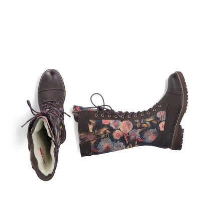 Rieker TEX 94731-91 Multi Flower Long Boots