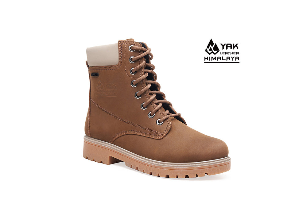 G Comfort 979-18BN Brown Yak Ankle Boots