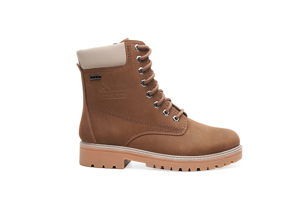 G Comfort 979-18BN Brown Yak Ankle Boots