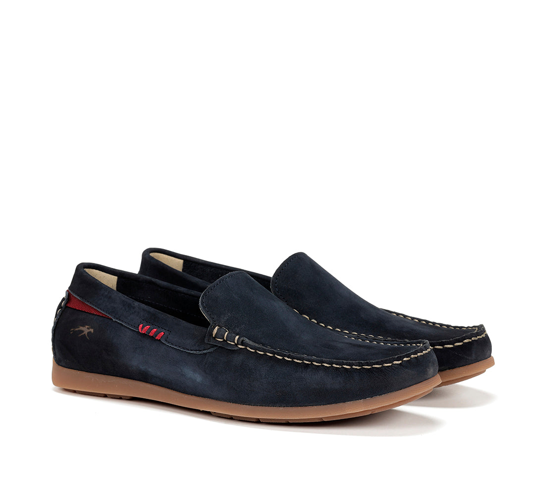 Fluchos F1729 Cross Oceano Navy Slip On Shoes
