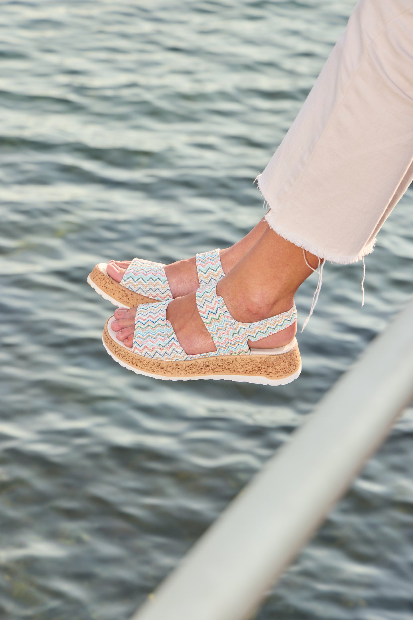 Waldlaufer 990001 141 299 H Libby H Fit Multi Velcro Sandals