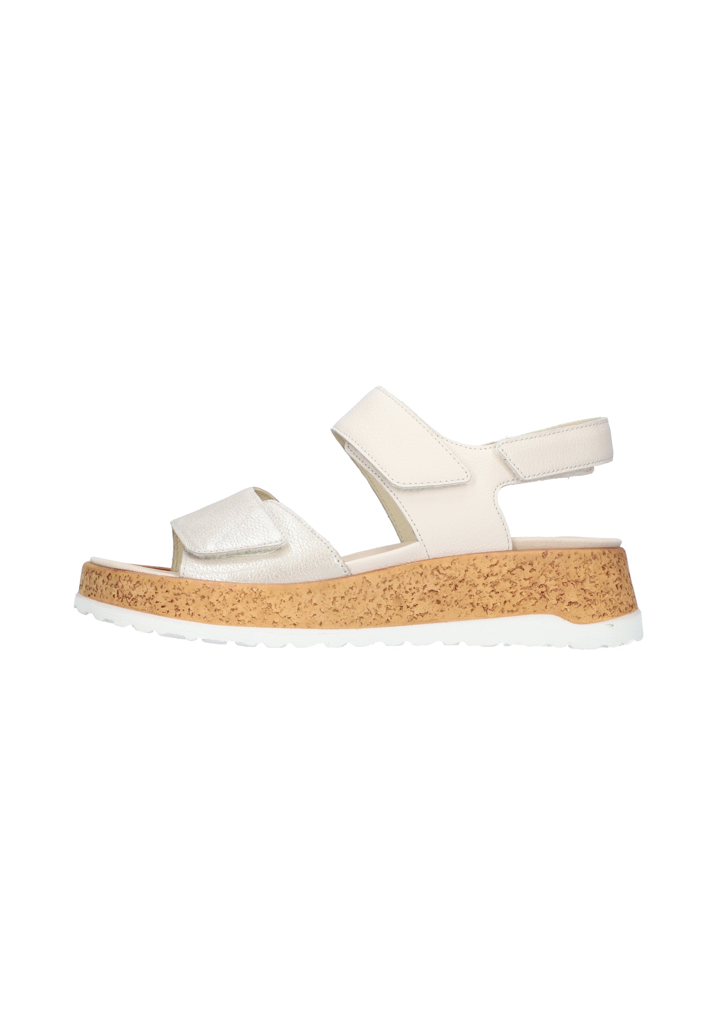 Waldlaufer 990001 200 060 H Libby H Fit Beige Pearl Velcro Sandals