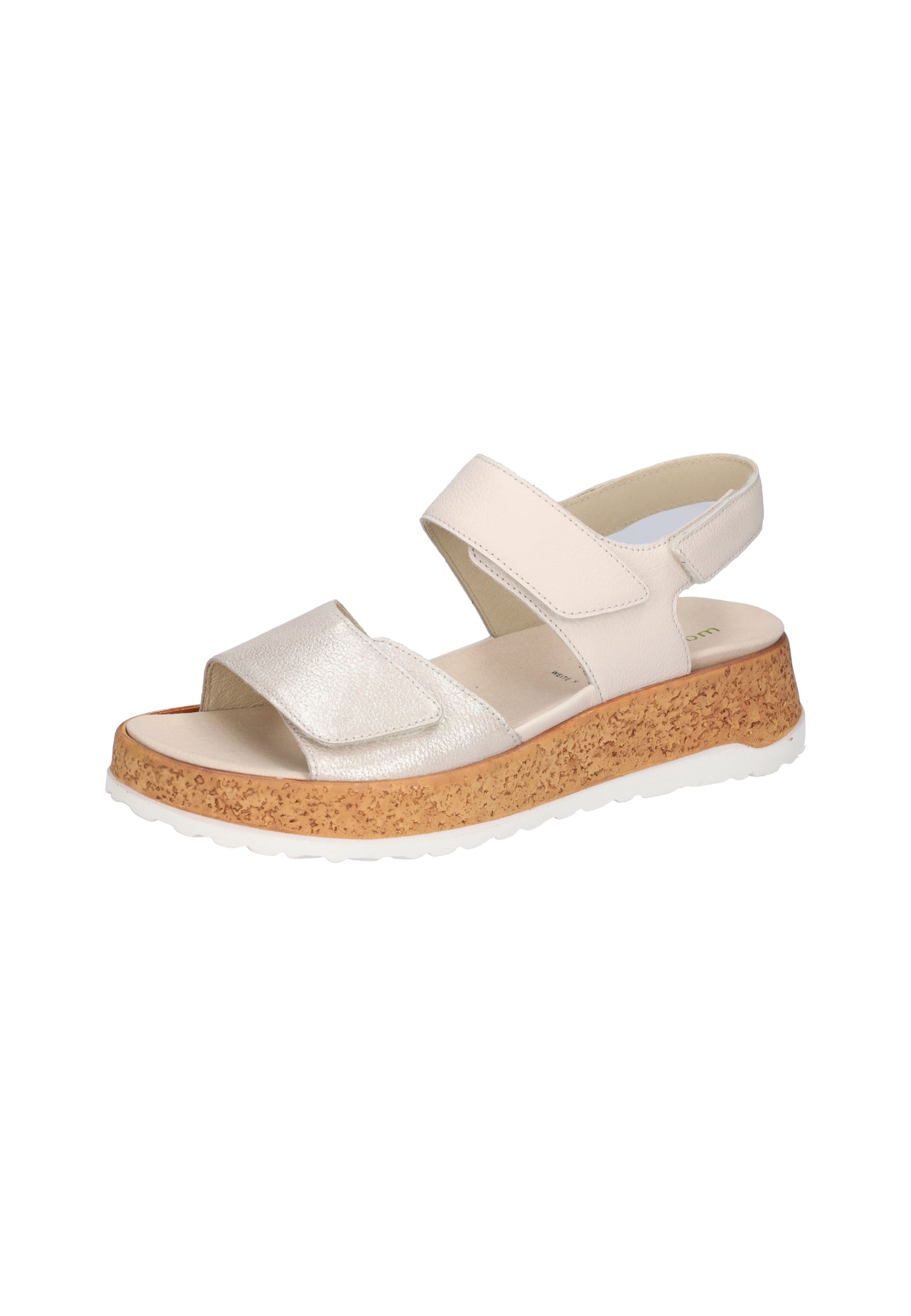 Waldlaufer 990001 200 060 H Libby H Fit Beige Pearl Velcro Sandals