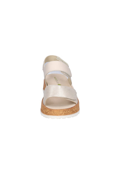 Waldlaufer 990001 200 060 H Libby H Fit Beige Pearl Velcro Sandals