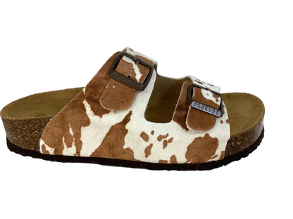 Plakton CP Beta 340010 Animal Print Cuero 2035 EVA Cream & Tan Print Sandals