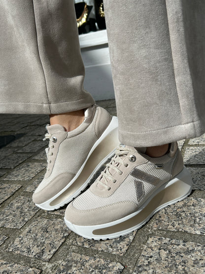 Callaghan 61609 Beige & Gold Sneakers