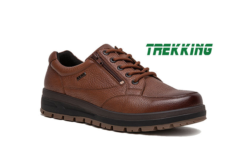 G Comfort A-913 Cognac Tan Trekking Shoes