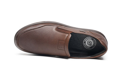G Comfort A-951C Tan Softnappa Slip On Shoes