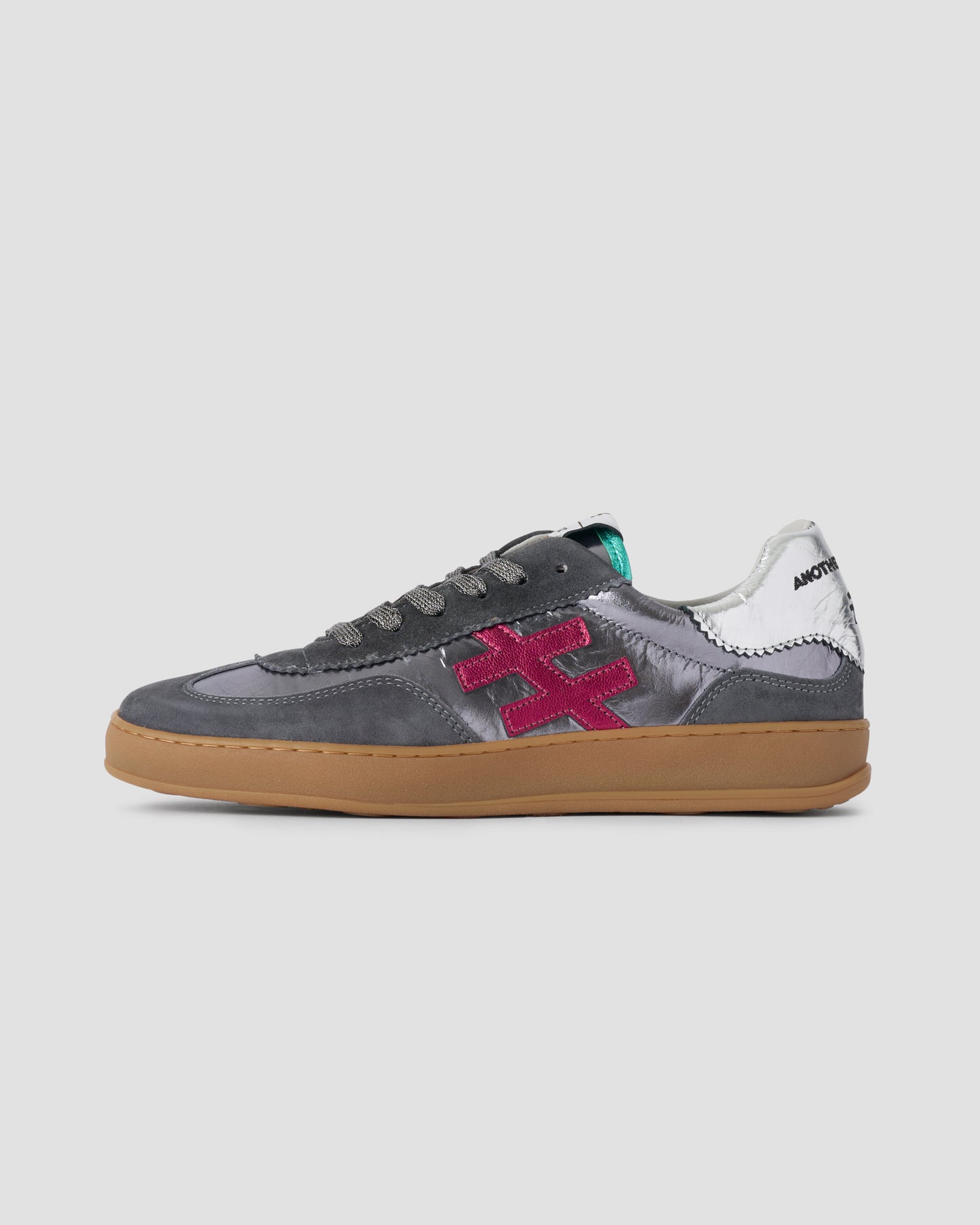 Another Trend A0328016 Ante+Metal Anthracite Silver Plum Trainers