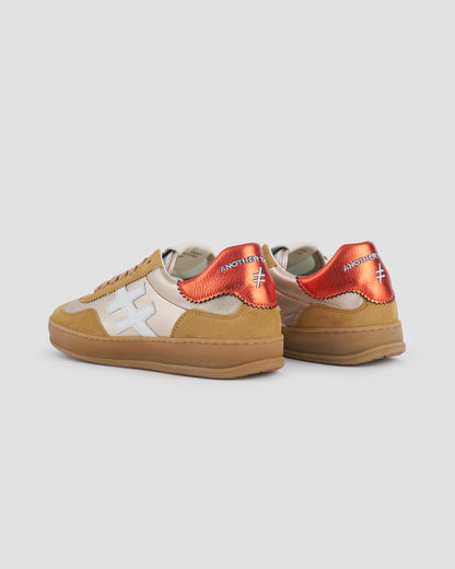 Another Trend A032M302 Camel Gold Orange Back Trainers