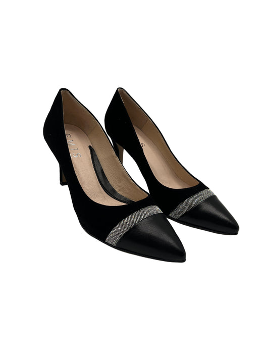 Emis SKZ8356/821o Black Heels with Diamonte