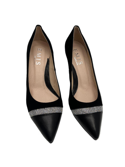Emis SKZ8356/821o Black Heels with Diamonte