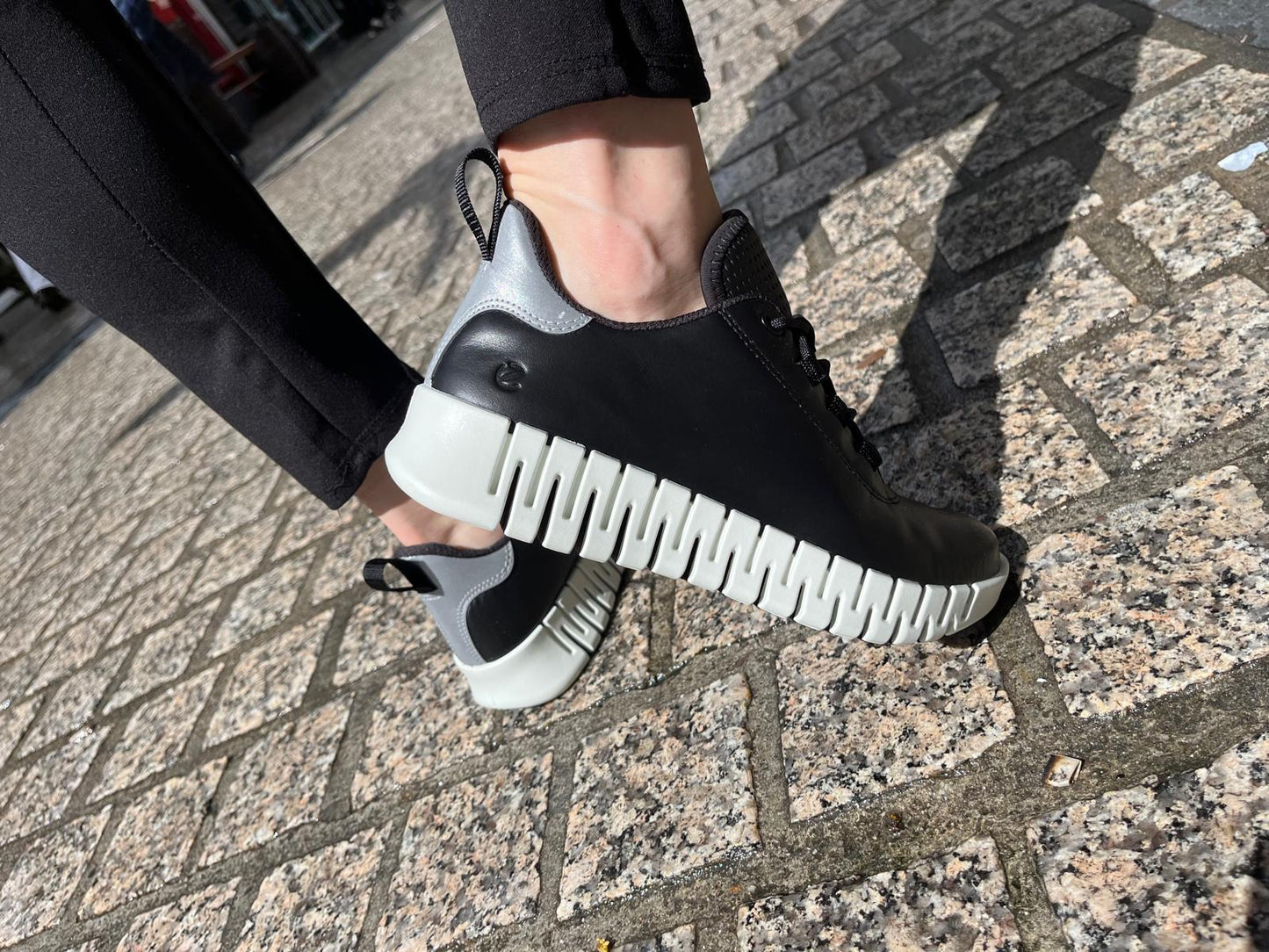 Ecco 218203 60719 Gruuv Black/Light Grey Sneakers