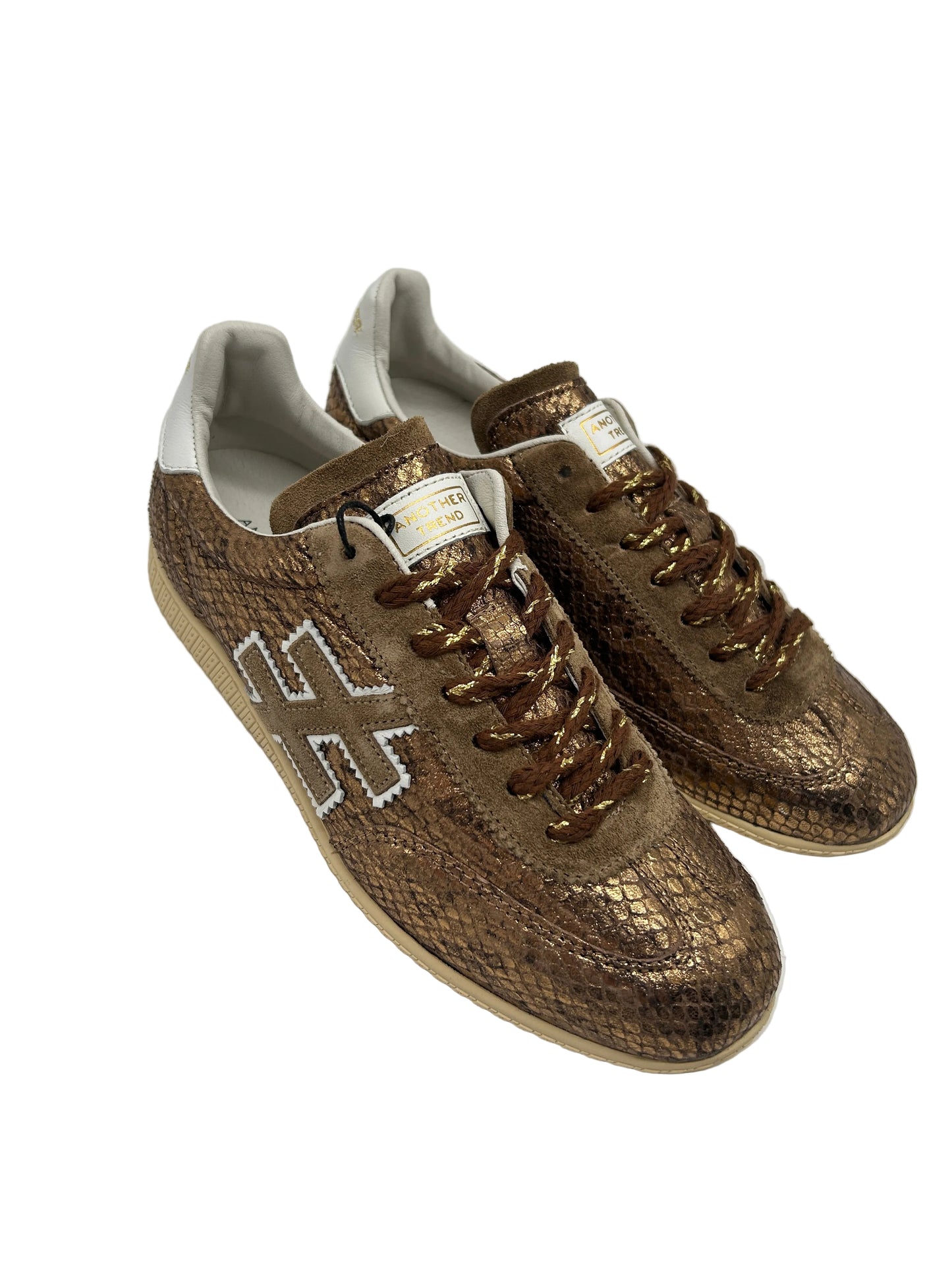 Another Trend A07859D7 Piton Metal Bronze Trainers