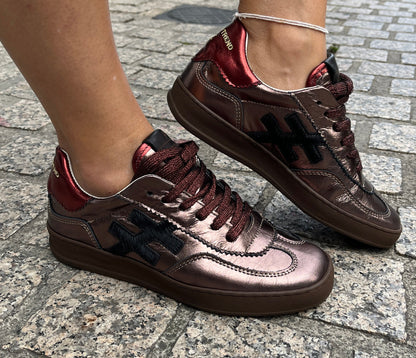 Another Trend A03258C9 Las Vegas Smoke Bronze Trainers