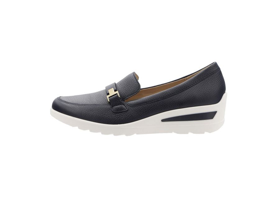 Ara 12-50630 02 Zurich 2.0 H Fit Navy Blue Slip On Shoes