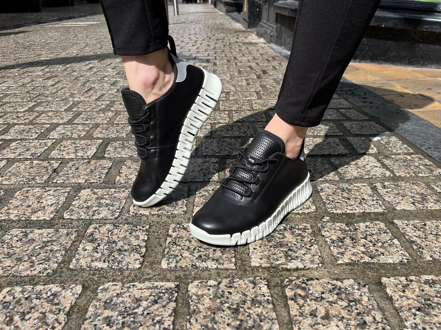 Ecco 218203 60719 Gruuv Black/Light Grey Sneakers